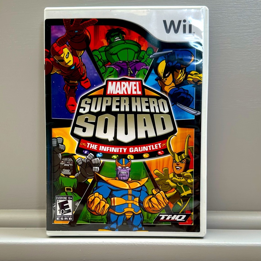 MARVEl Super Here Squad Wii